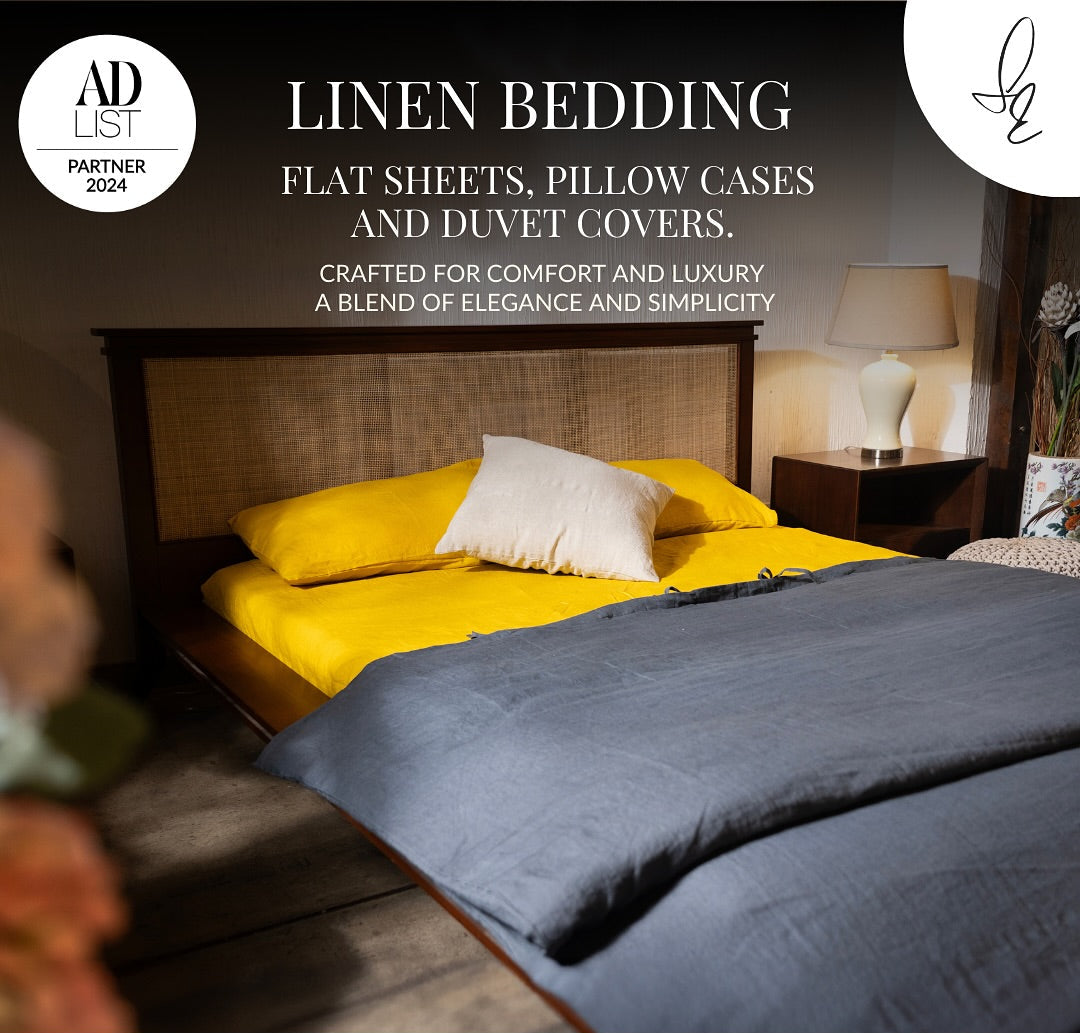 Linen Flatsheets, Pillow covers, Duvet covers