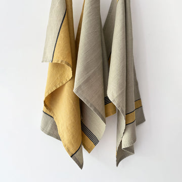 Kitchen Towels -3 Pc Set-Nugget Gold