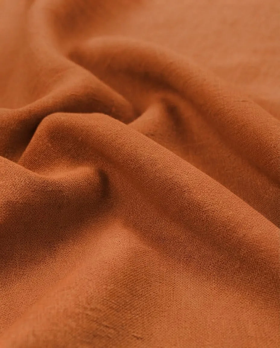 Rust Linen Flatsheet Set
