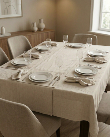 Mediterranean Celebration Table – 6 Seater – Natural