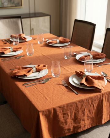 Everyday Mediterranean Table – 6 Seater – Rust